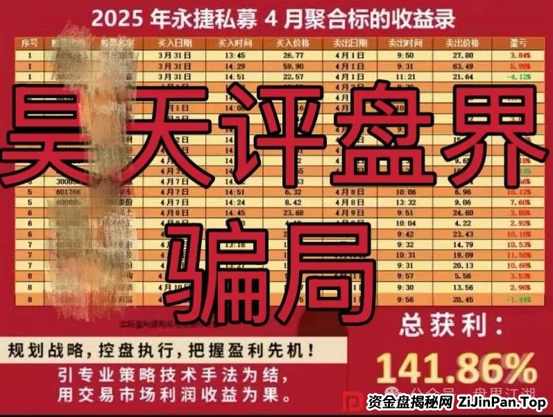 永捷私募的钱能退回来吗？永捷私募股票跟单资金盘骗局，即将崩盘跑路，远离