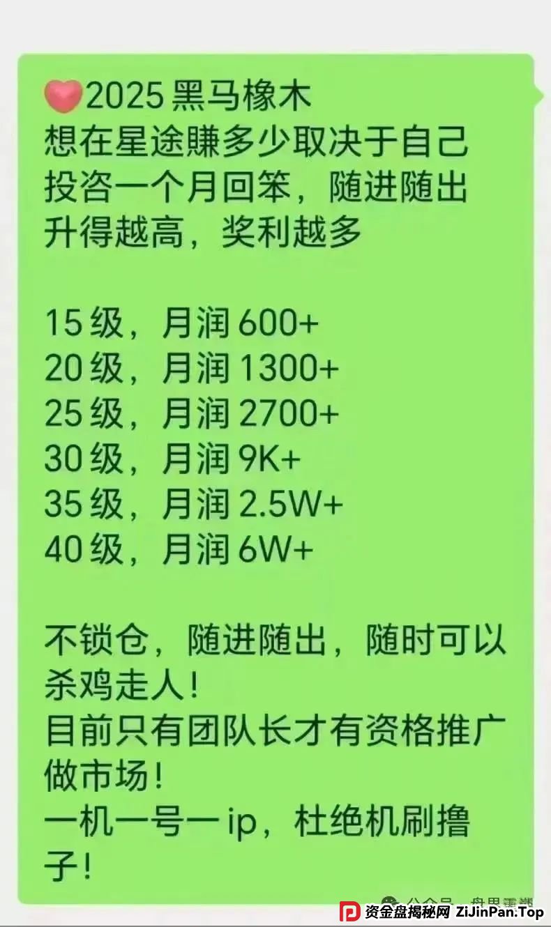 【智链星途】天帝带你扒皮这个即将跑路的资金盘骗局！