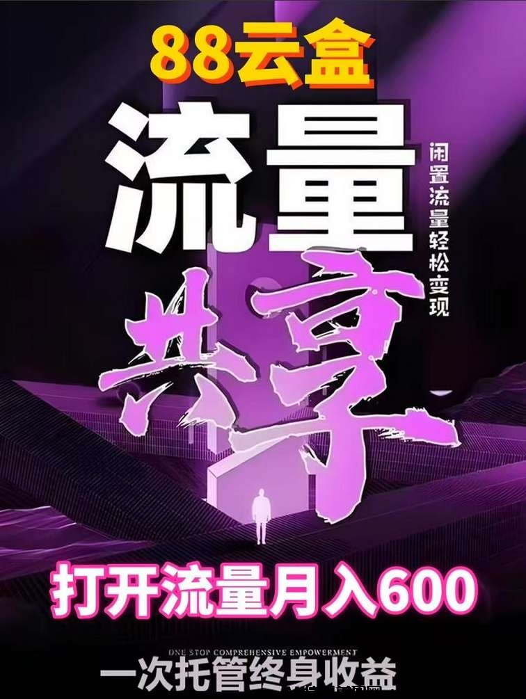 88云盒流量挂机项目