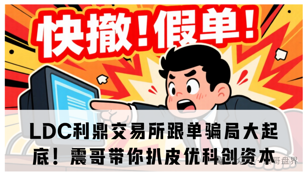 【重磅爆料】LDC利鼎交易所跟单骗局大起底！震哥带你扒皮优科创资本