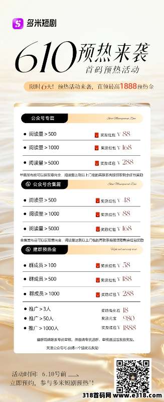 看剧白嫖钱《多米短剧》钓鱼模式杀疯了，这波不冲真血亏！