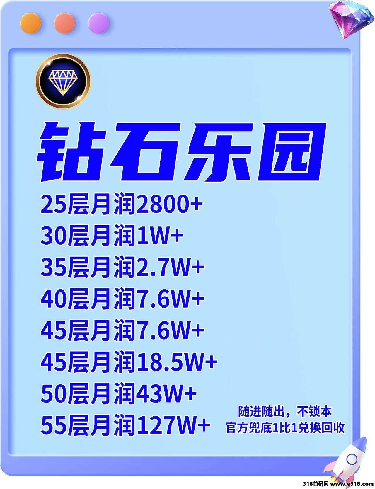 钻石乐园零撸项目，一起来赚米