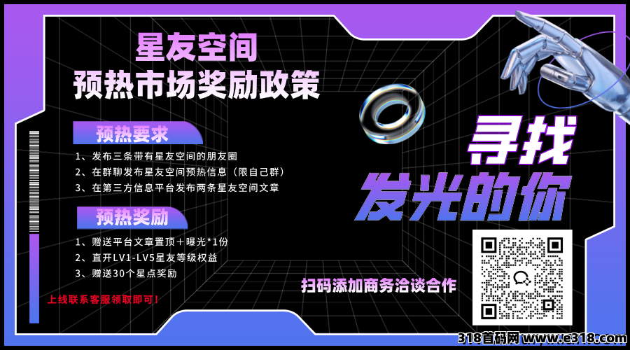 星友空间：独家创新玩法，即将重磅来袭，七大板块收益，现在招募首批V5团队长