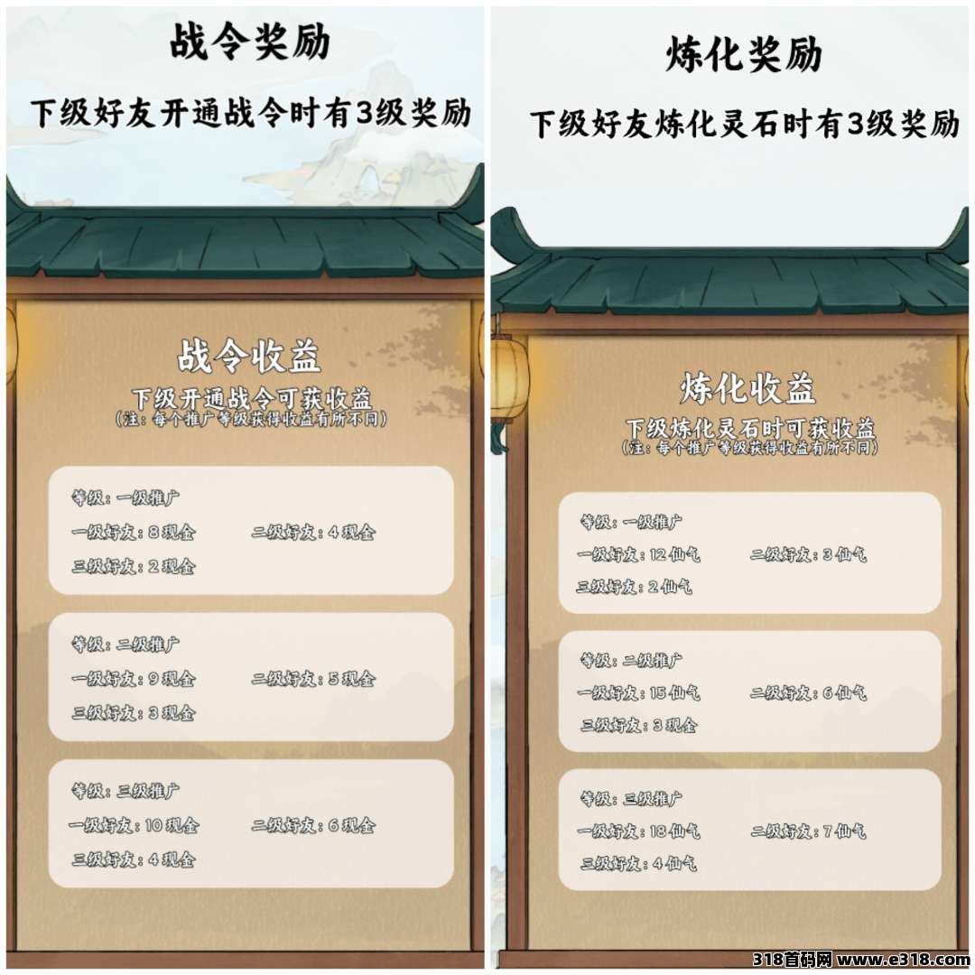 修仙绘卷内测，全程可零投入，上塔模式，玩法3种，上线4种