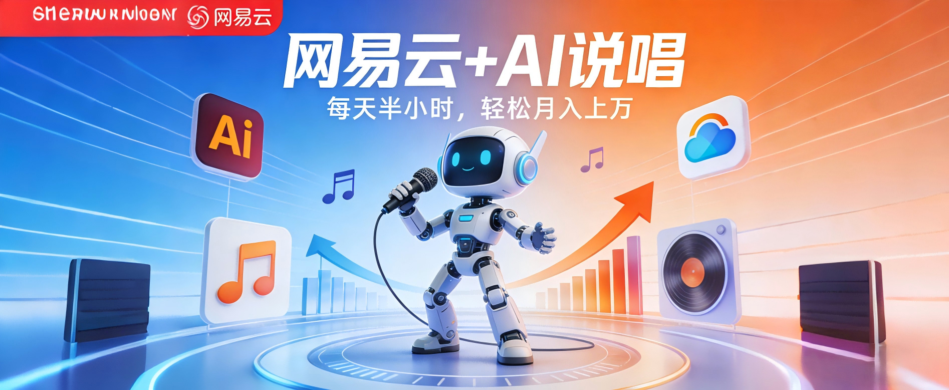 网易云+AI说唱,每天半小时,轻松月入上万(1) 网易云+AI说唱,每天半小时,轻松月入上万(1)