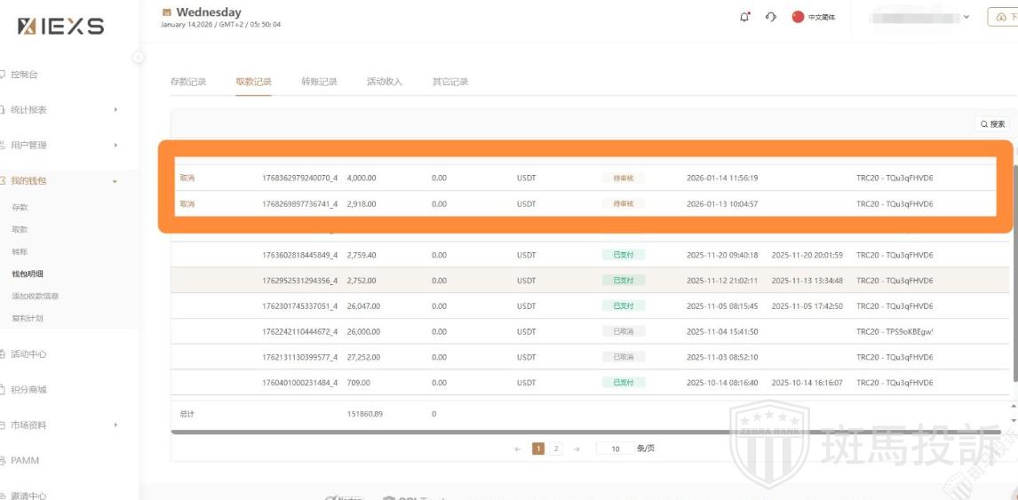 6918美金出金被拒!用户表示手工交易,投诉这家平台以“违规”不给出金!