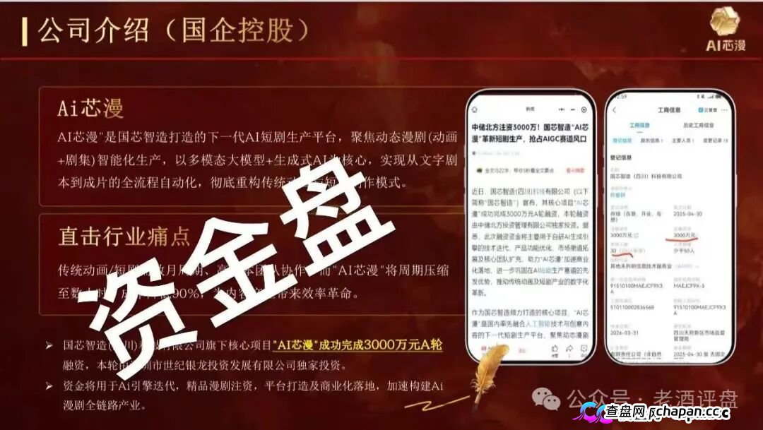 警惕!“AI芯漫”打着国企旗号的资金盘骗局,即将在5月上线,请大家务必远离!